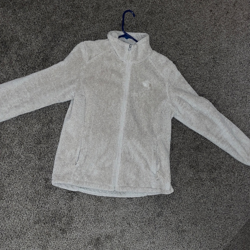 The North Face zip up sweat shirt